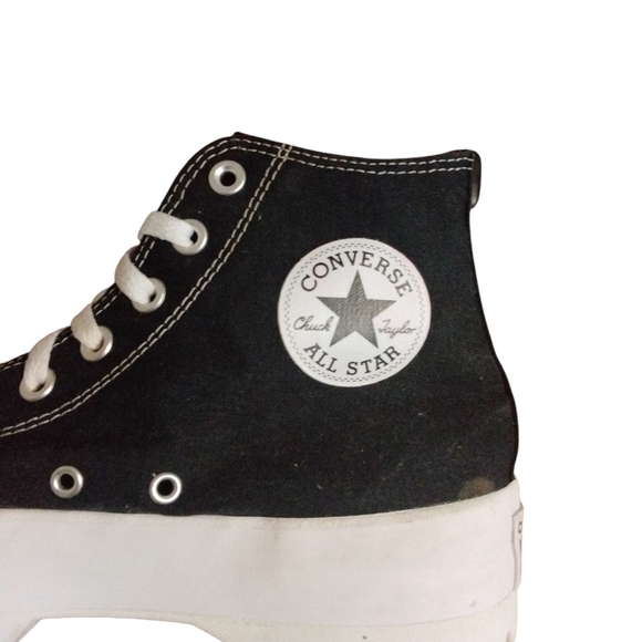 Converse Navy Blue Platform Sneakers Lug Sole Chuck Taylor All-Stars Wom… - Picture 9 of 13